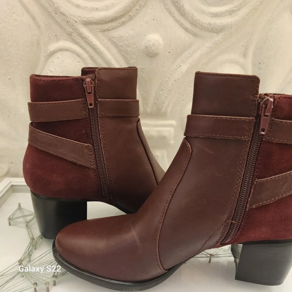 Aetrex Rebecca Boots. Color: Burgundy. NIB. Size EU 36/US 6-6.5